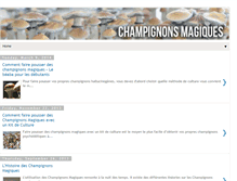 Tablet Screenshot of champignons-magiques.com